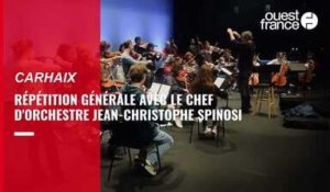 VIDÉO. À Carhaix, l'école de musique répète avec le chef d'orchestre Jean-Christophe Spinosi