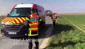 Accident à Mesnil-Bruntel