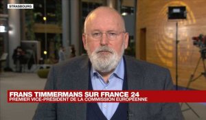 F. Timmermans, vice-président de la Commission européenne : toutes les sanctions sont "sur la table"