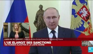 Ukraine : l'UE élargit ses sanctions contre la Russie et la Biélorussie