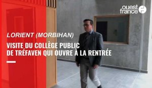 VIDÉO. À Lorient, visite du collège public Tréfaven qui ouvre en septembre 2022