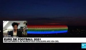 Euro 2021 : des bâtiments de Munich aux couleurs arc-en-ciel ce mercredi soir