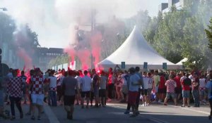Euro-2020 : les supporters de la Croatie et de l'Espagne se rendent au stade