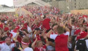 Euro-2020: explosion de joie après la qualification du Danemark pour les demi-finales