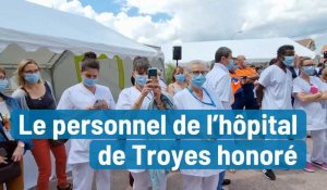 Le personnel de l’hôpital de Troyes honoré