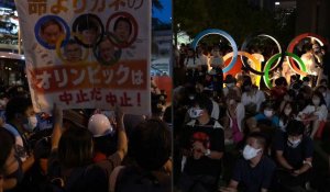 Tokyo-2020: manifestants et supporters côte-à-côte pour la cérémonie d'ouverture