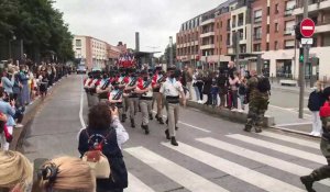 Défilé militaire du 14 juillet et distinctions à Douai