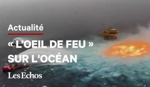Une fuite de gaz sur un pipeline au Mexique provoque un incendie à la surface de l’océan