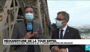 Covid-19 en France : la Tour Eiffel rouvre après plus de huit mois de fermeture