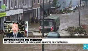 Intempéries en Belgique: au moins 20 morts et 20 disparus dans les inondations