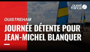 VIDÉO. Journée détente pour Jean-Michel Blanquer à Ouistreham