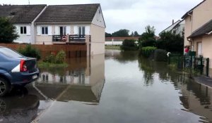 Inondations à Brévilly