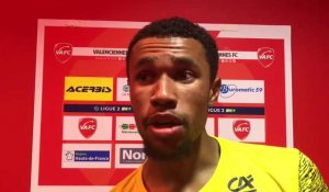 Football - Réaction de Yehvann Diouf après Valenciennes - Reims