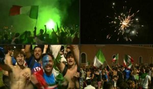 Euro-2020: euphorie dans les rues de Rome après le sacre de l'Italie