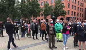 Lille : les agents municipaux de Lomme manifestent