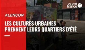 VIDÉO. Skate, graff, basket... À Alençon, les cultures urbaines prennent leurs quartiers d'été