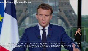 Emmanuel Macron "Nous devrons engager dès que les conditions sanitaires seront réunies la réforme des retraites."