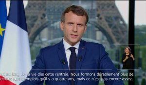 Macron : la réforme de l'assurance-chômage "pleinement mise en œuvre" le 1er octobre