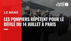 VIDÉO. En Sarthe, les pompiers se préparent au défilé sur les Champs-Élysées du 14 juillet