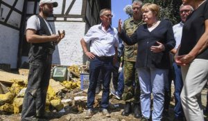 Inondations : Angela Merkel qualifie la dévastation de "surréaliste"