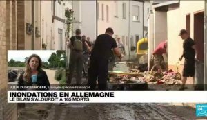 Inondations en Allemagne : le bilan s'alourdit à 165 morts