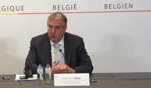 Conférence de presse à l'issue d'une réunion du comité de concertation (Pierre-Yves Jeholet)