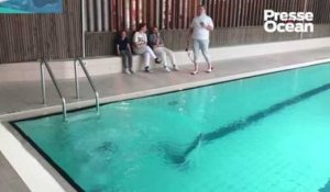 VIDÉO. A Aquabaule, un test de natation pourêtre prêt en cas d'accident
