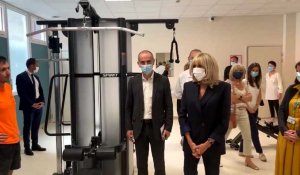 Brigitte Macron en visite surprise à la Zen Zone du CHU de Lille
