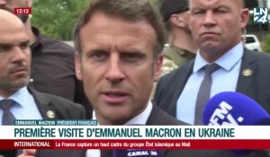 Première visite d'Emmanuel Macron en Ukraine