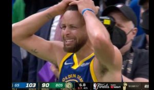 NBA : Stephen Curry fond en larmes lors du sacre des Golden State Warriors face aux Boston Celtics