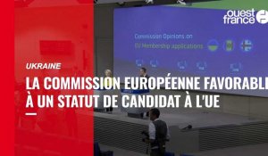 VIDÉO. Ukraine : la Commission européenne favorable à un statut de candidat à l'UE