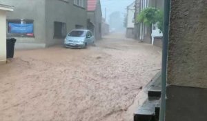 coulee de boue a Gevrey-Chambertin