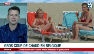 Gros coup de chaud en Belgique: "C'est inquiétant, surtout avec la sécheresse"