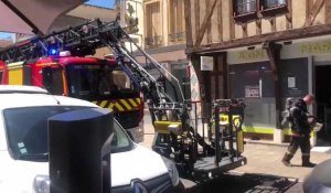 Incendie rue Tuenne à Troyes