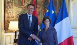 La cheffe de la diplomatie française reçoit son homologue néerlandais