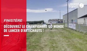 VIDÉO. En Finistère, découvrez le championnat du monde de lancer d'artichauts !