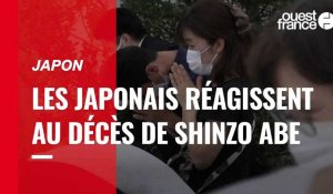 VIDÉO. Les Japonais réagissent à la mort de Shinzo Abe lors du passage du cortège funéraire