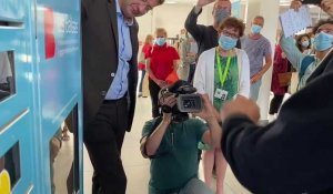 Inauguration du kiosque livres-service au Centre Hospitalier de Dunkerque