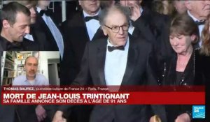 Jean-Louis Trintignant, l’acteur aux 160 rôles, est mort