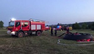 Feu de forêt à Mussy-sur-Seine : cinq hectares brûlés