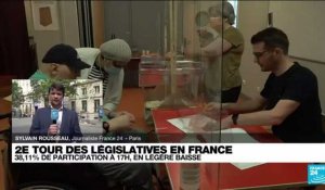 Législatives en France : 38,11 % de participation à 17 heures