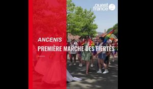 VIDÉO. 150 personnes pour la première Marche des fiertés à Ancenis : « On est souvent les grands oubliés des campagnes »