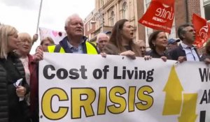 Irlande : dans la rue pour dénoncer la hausse du coût de la vie