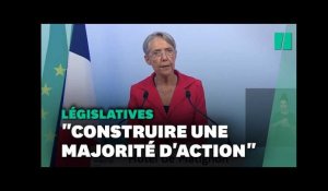 Sans majorité absolue, Elisabeth Borne appelle à “construire une majorité d’action”