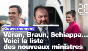 Gouvernement : Véran, Braun, Schiappa… Voici la liste des nouveaux ministres