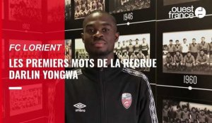 VIDÉO. FC Lorient : qualités sur le terrain, découverte de la Ligue 1... Les premiers mots de la recrue Darlin Yongwa