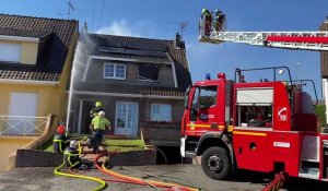 Étaples : le feu prend dans une maison
