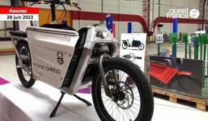 VIDÉO. Prototype de vélo cargo « Capitaine cargo », bientôt produit à La Janais, au sud de Rennes
