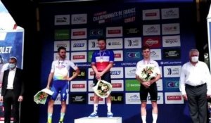 Championnats de France Route 2022 - Cholet - Route - Florian Sénéchal, le nouveau champion de France sur route, Anthony Turgis 2e !