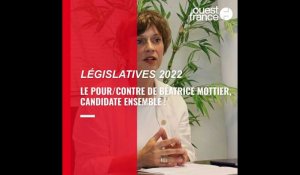 VIDÉO. Législatives 2022 : le Pour ou Contre de Béatrice Mottier, candidate de la majorité présidentielle en Mayenne